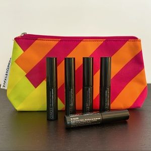 Clinique high impact mascara Black x5 & makeup bag